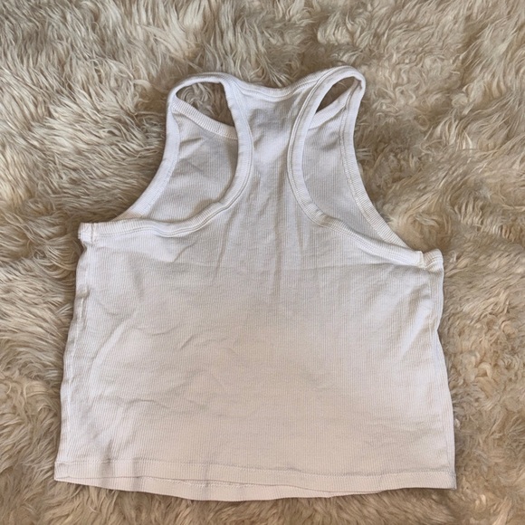 Kid’s Razor Back White Tank Top - Picture 2 of 2